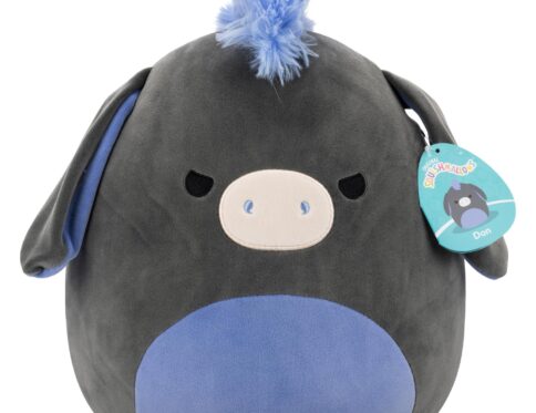 SQCR - Peluche Donkey Charcoal et Periwinkle - Squishmallows 12"