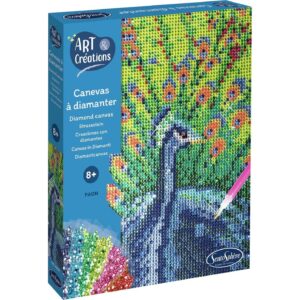 Canevas à Diamanter Paon - Art et Créations | DIY Créatif