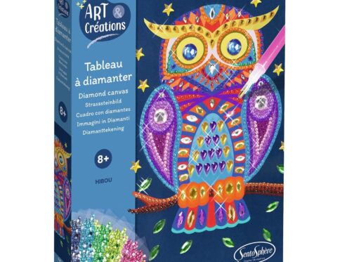 Tableau à Diamanter Hibou - ART & CREATIONS | DIY Créatif