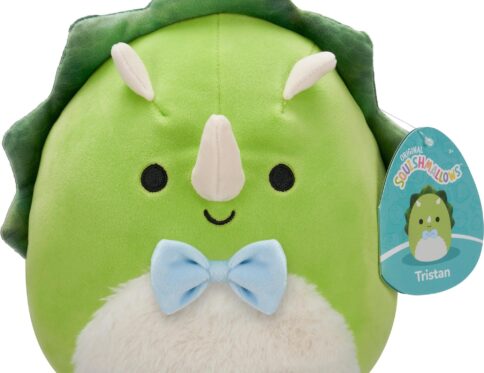 Tristan le Tricératops Squishmallows - Peluche Douce 19cm