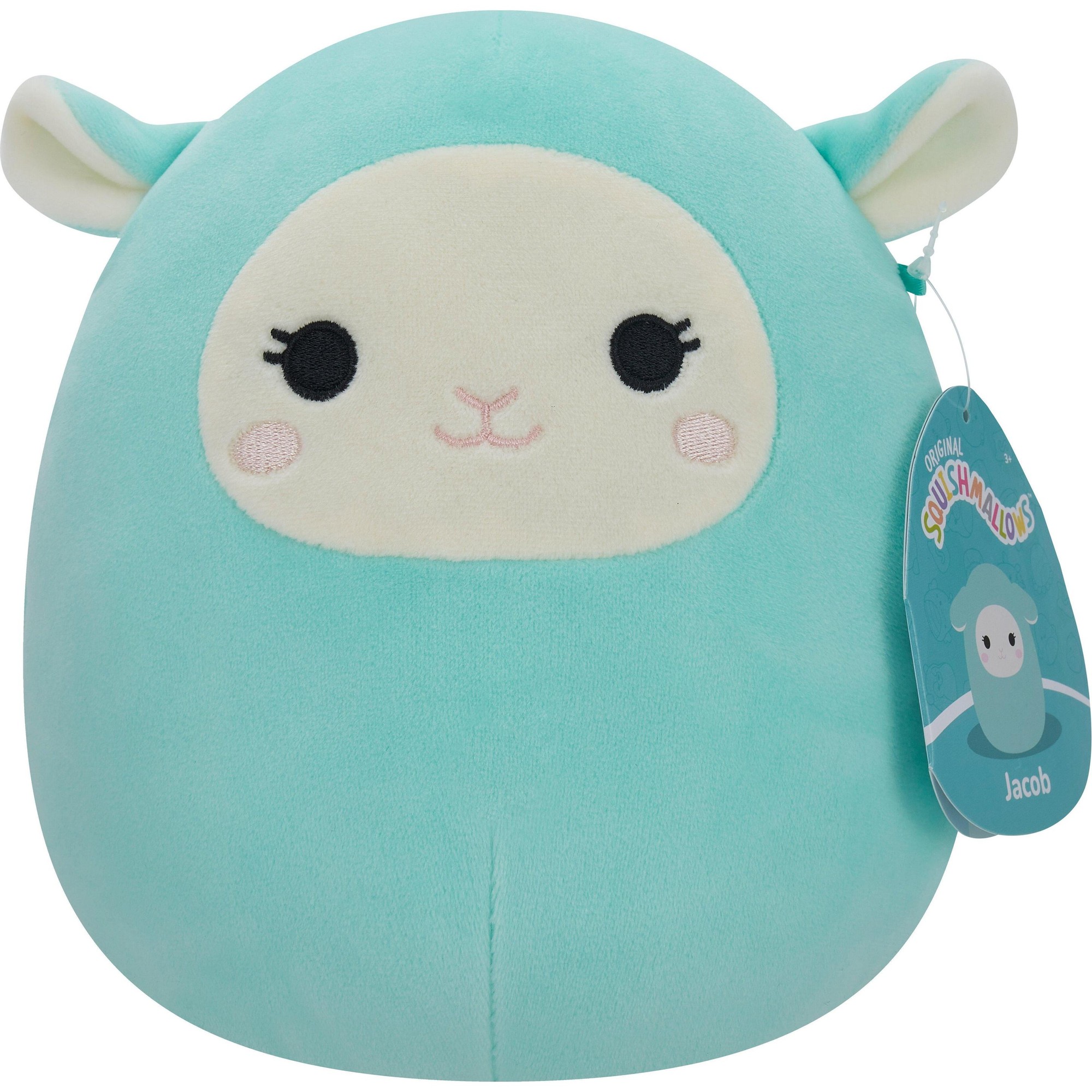 product-9234-1 Squishmallows Jacob - Agneau Aqua Bleu 7.5" | Peluche Douce