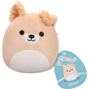 Cooper - Le Chien Tan 7.5" Squishmallows - Peluche Douce
