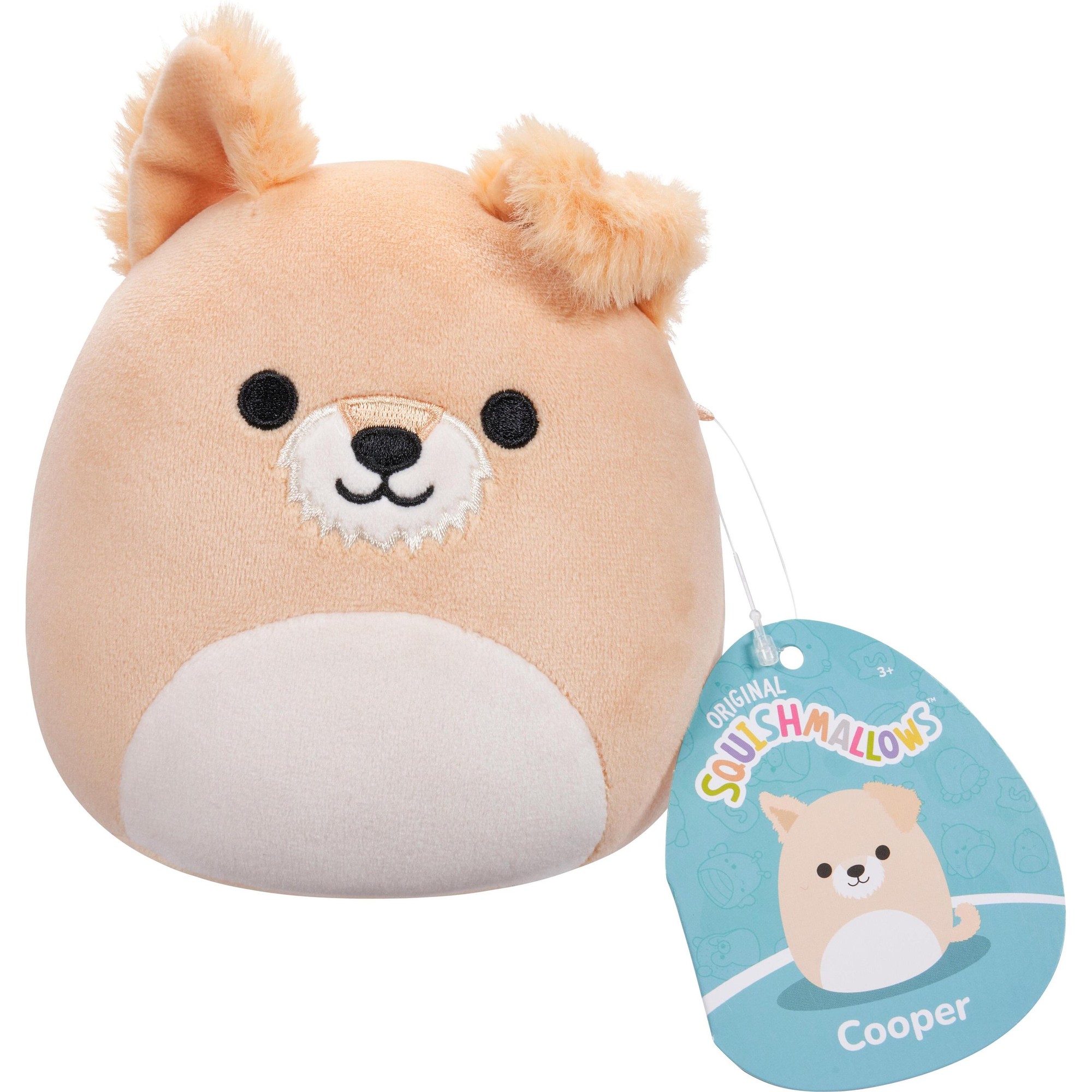 Cooper - Le Chien Tan 7.5" Squishmallows - Peluche Douce