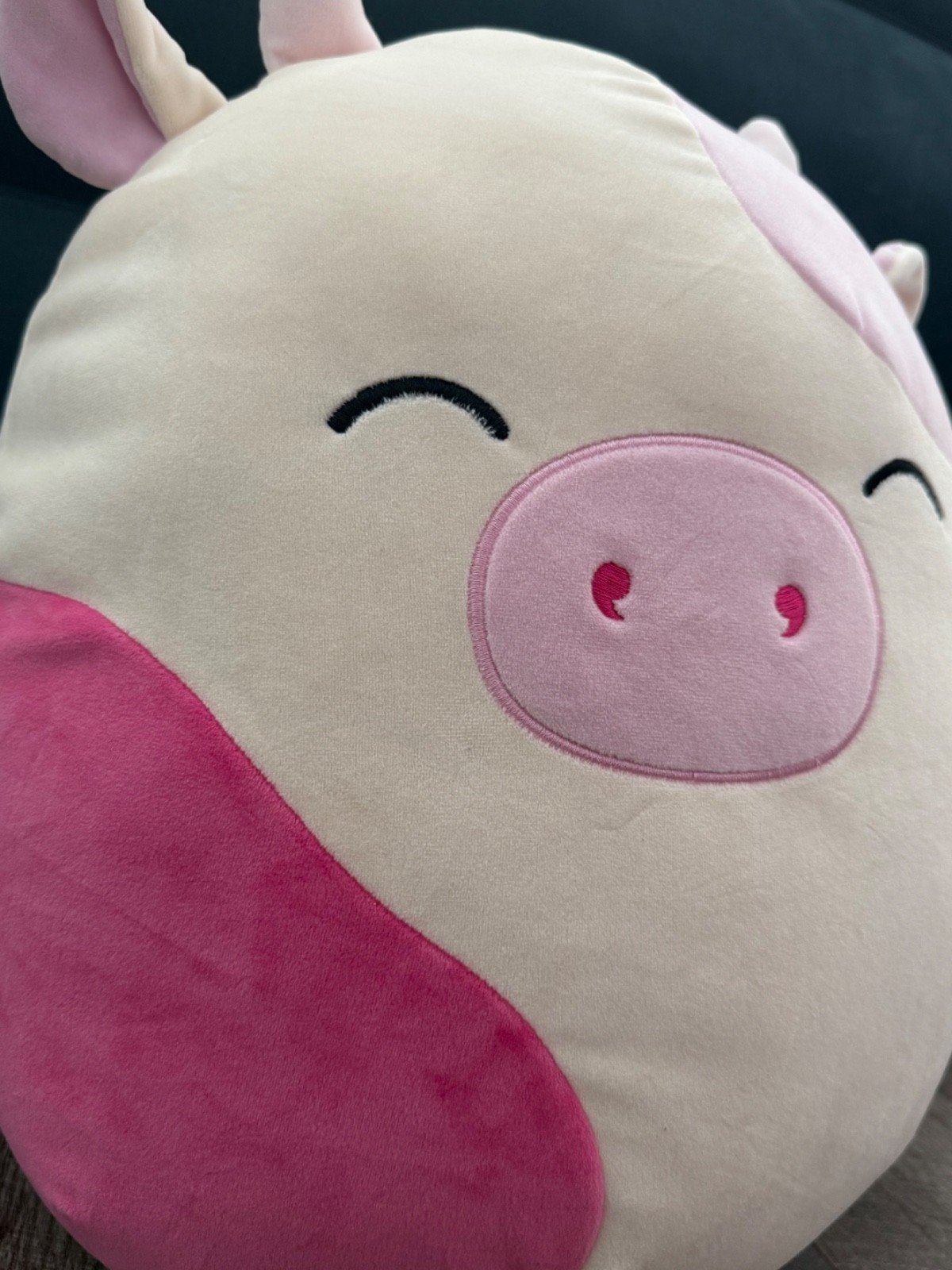 Caedyn - Peluche Vache Rose Squishmallows 16"
