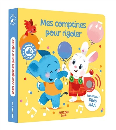 product-9493-1 Mes Comptines pour Rigoler (Sonore) - Livre Enfant Ludique