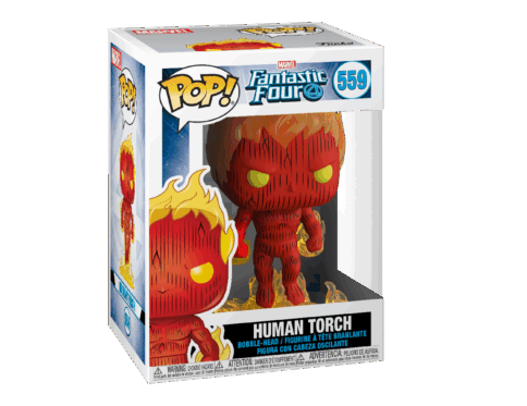Funko Pop! Marvel Fantastic Four - Human Torch | Figurine de Collection