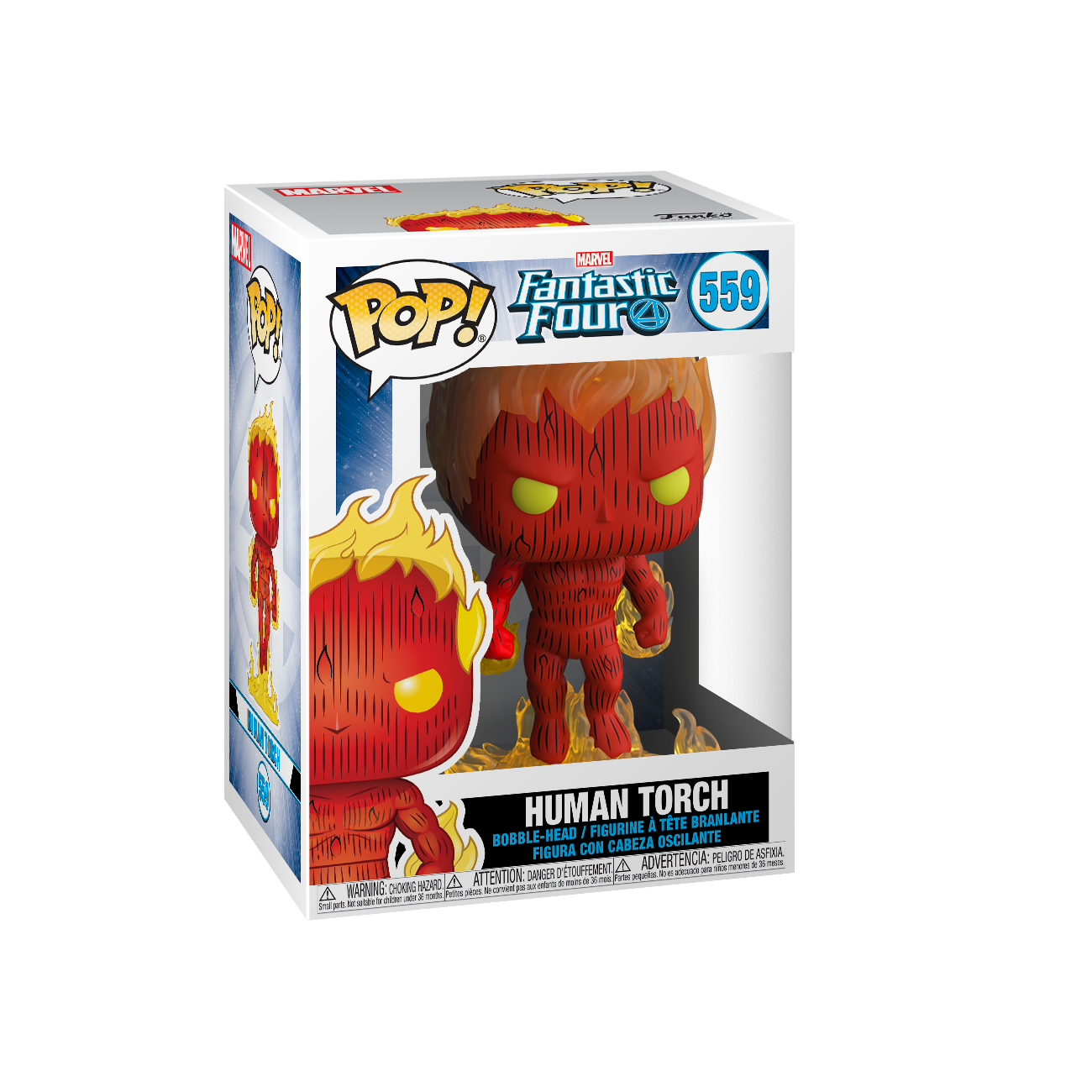 Funko Pop! Marvel Fantastic Four - Human Torch | Figurine de Collection