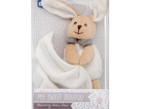 Carrée Doudou Lapin - Doudou en Peluche Confortable