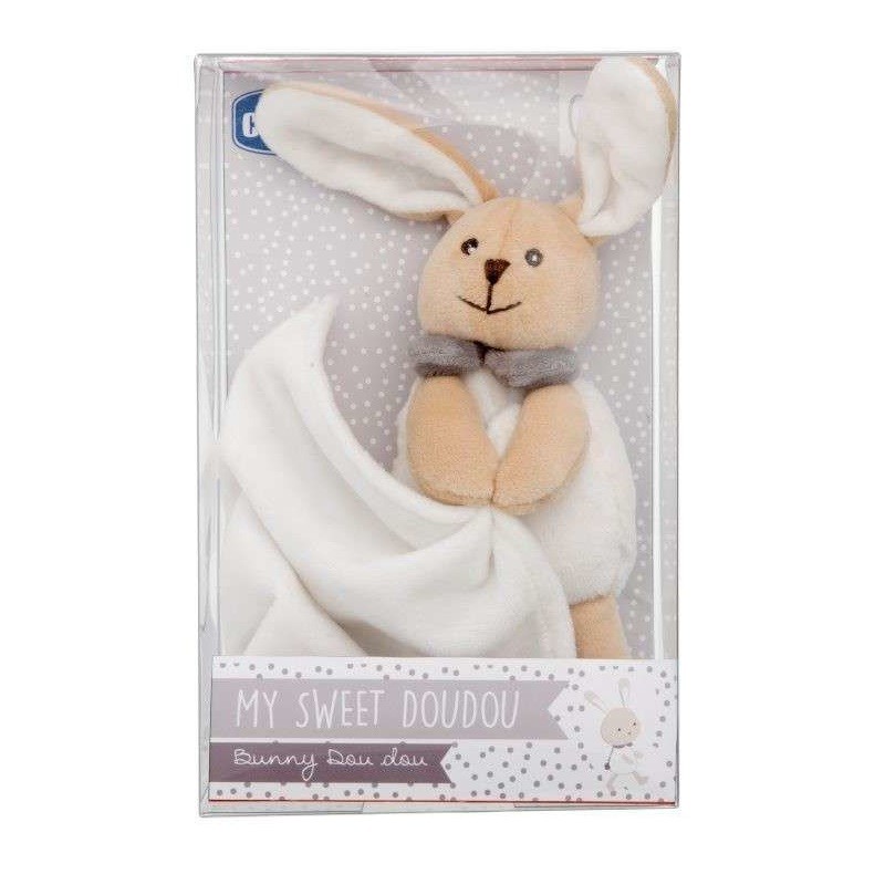 Carrée Doudou Lapin - Doudou en Peluche Confortable