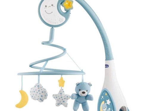 Mobile Bleu Next2Dreams pour bébé - Apaisement et Éveil