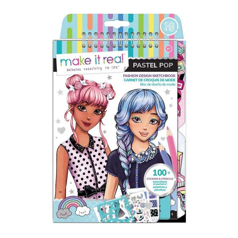 Fashion Design Sketchbook: Pastel Pop! - Le carnet créatif parfait