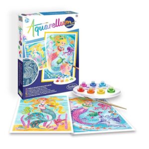 AQUARELLUM PHOSPHO - SIRENES | Kit de peinture pour enfants