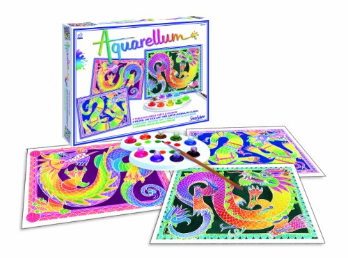 AQUARELLUM - DRAGONS : L'univers fantastique à colorier