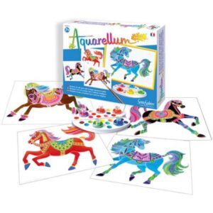 AQUARELLUM JUNIOR Chevaux - Kit de peinture pour enfants
