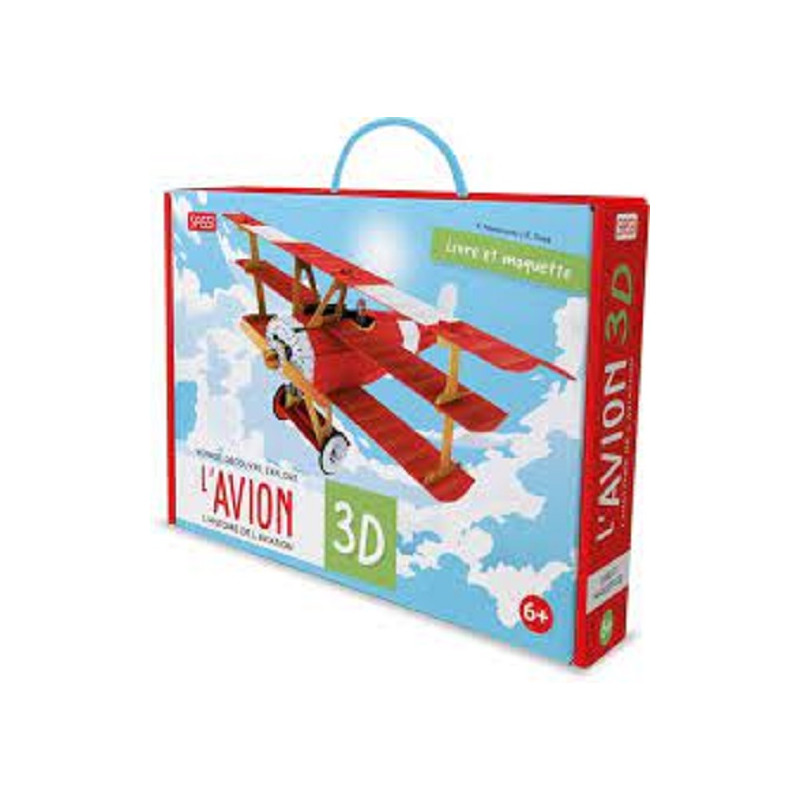 Puzzle 3D : L'Avion 3D - Un kit créatif pour enfant