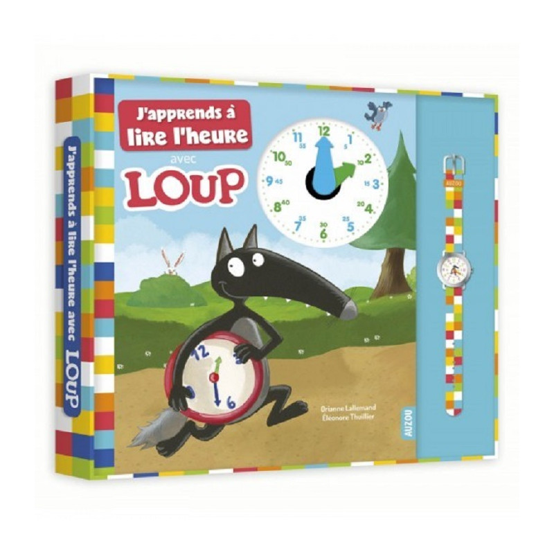 Apprenez à lire l’heure avec Loup – J’apprends à lire l’heure