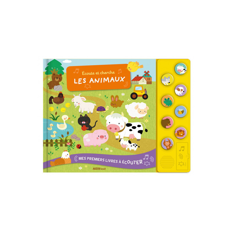 Écoute et Cherche les Animaux – Mes Premiers Livres à Écouter