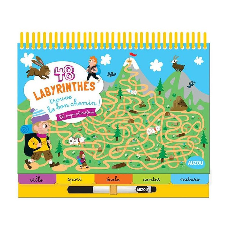 DIVERS ACTIVITES - 48 labyrinthes : trouve le bon chemin