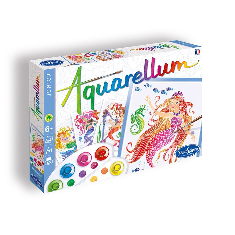AQUARELLUM JUNIOR Sirènes – Kit créatif pour enfants