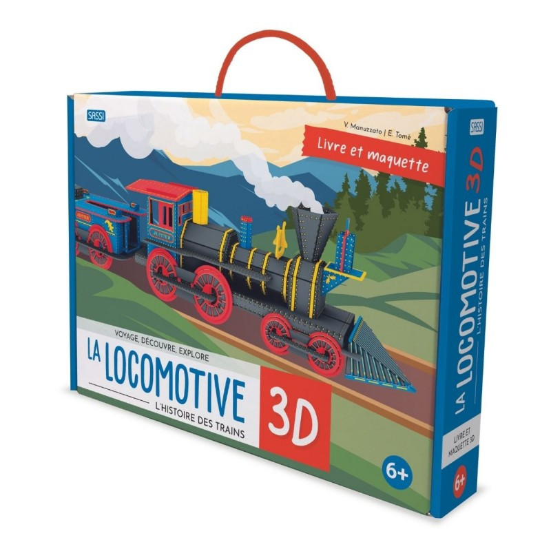 Locomotive 3D - Voyage, découvre, explore | Maquette éducative