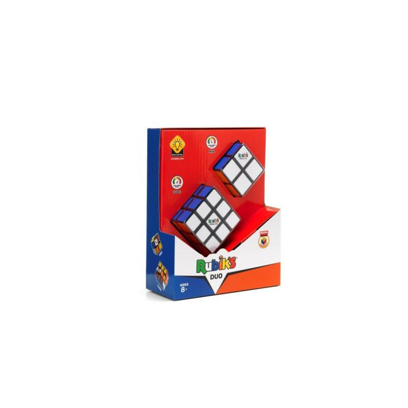 Rubik's Cube Coffret Duo 3x3+2x2 - Jouez et Développez vos Compétences