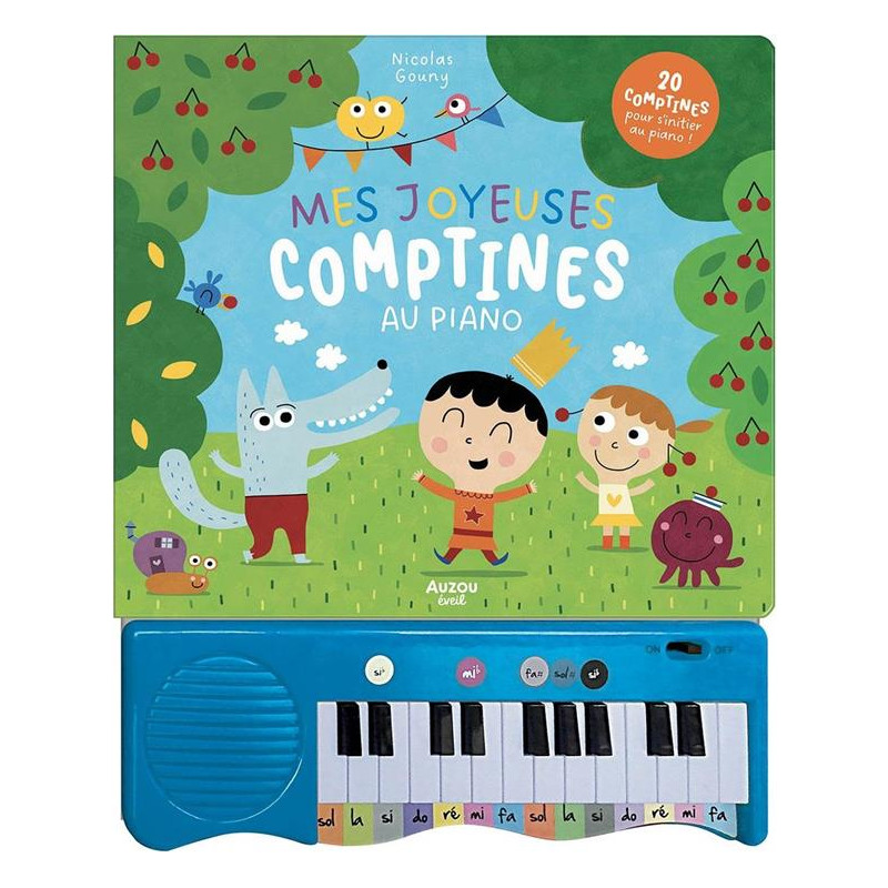 Livres Piano - MES JOYEUSES COMPTINES AU PIANO - Pour apprendre en s'amusant