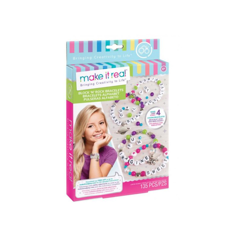 Bracelets Alphabet - Créez des bijoux personnalisés