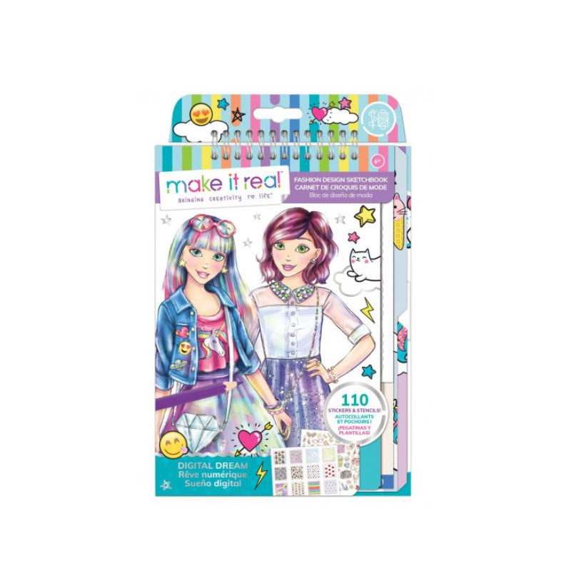 Fashion Design : Rêve numérique – Carnet de croquis créatif