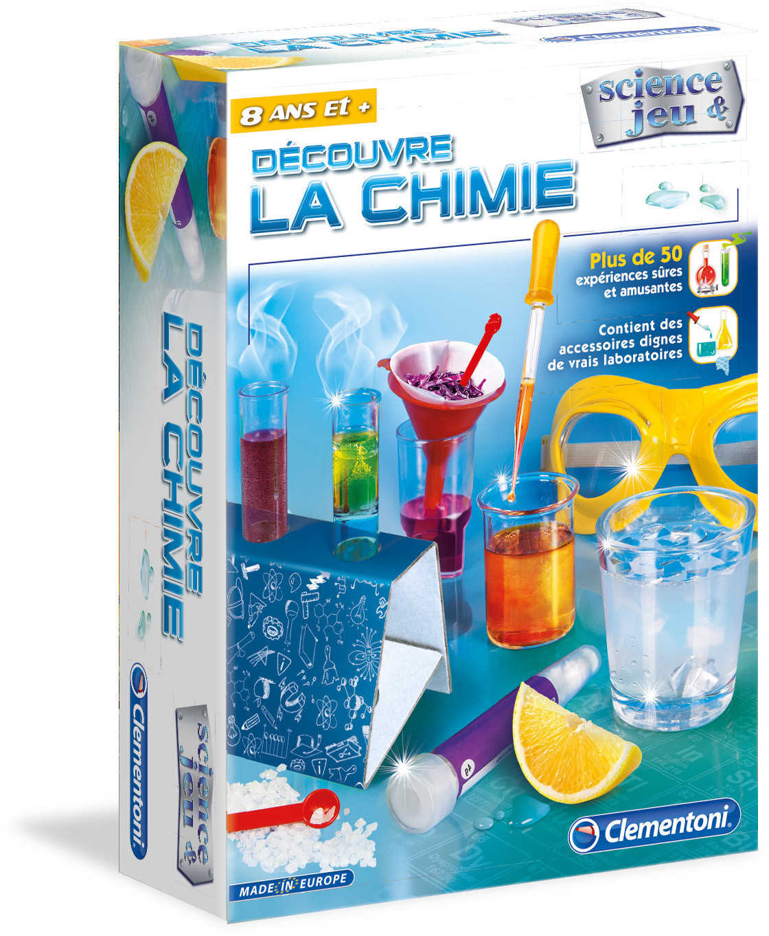 Découvre la chimie - Kit éducatif pour jeunes scientifiques