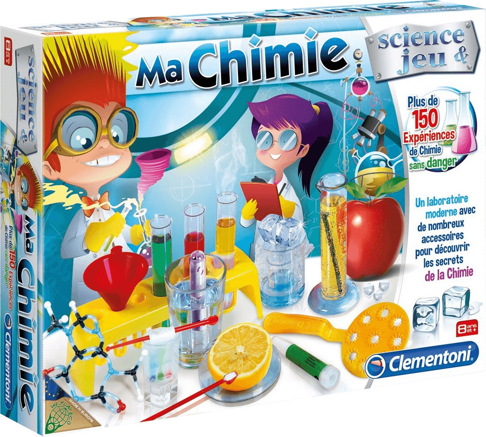 Kit d'expériences Ma Chimie - Découverte scientifique amusante
