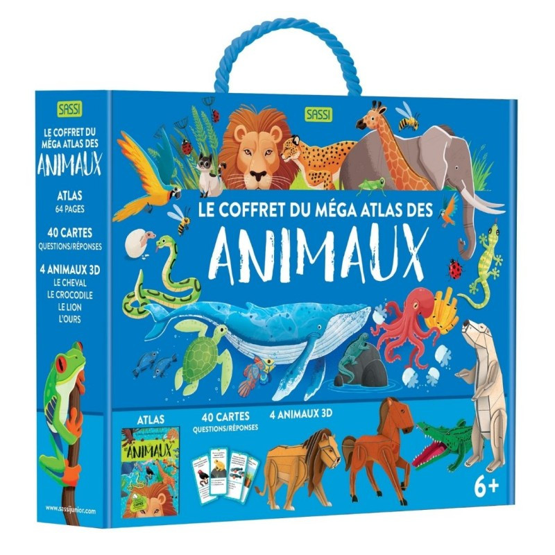 MEGA ATLAS : Le coffret méga atlas des Animaux - Explorez la faune