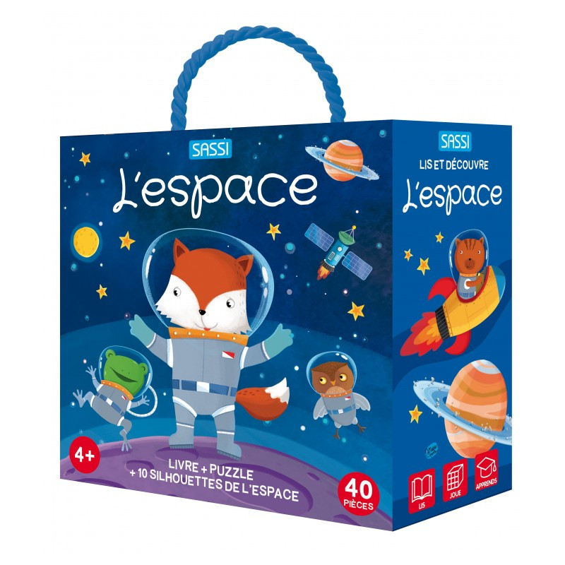 Q-Box - L'espace : Puzzle éducatif pour enfants