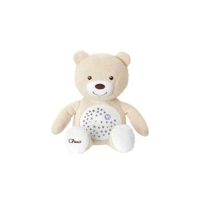 Ourson beige projecteur - Compagnon douceur pour bébé