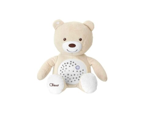 Ourson beige projecteur - Compagnon douceur pour bébé