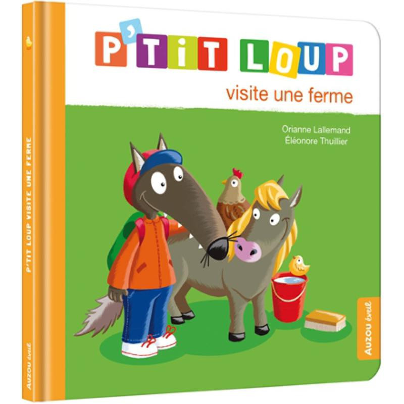 P'TIT LOUP VISITE UNE FERME - Livres pour enfants