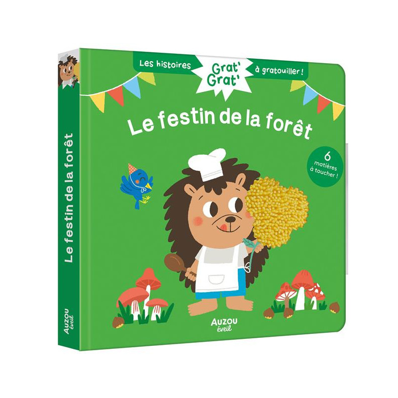 Les histoires Grat’ Grat’ : LE FESTIN DE LA FORÊT – Livre interactif pour enfants