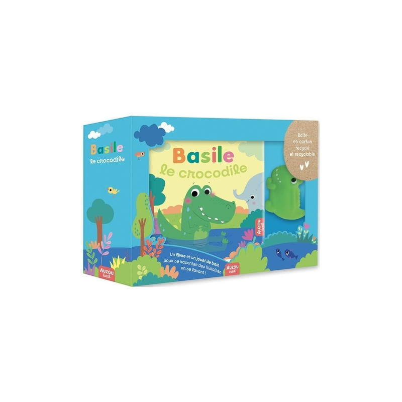 Coffret de Bain – Basile le Crocodile : Un Moment de Fun