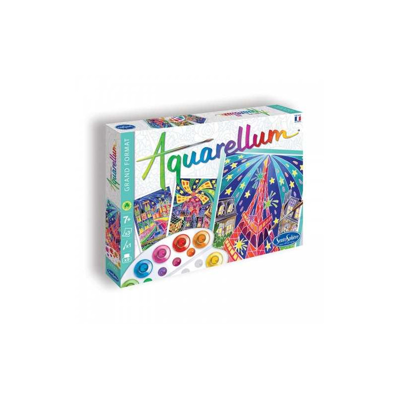 AQUARELLUM "Paris by Night" - Kit créatif aquarelle