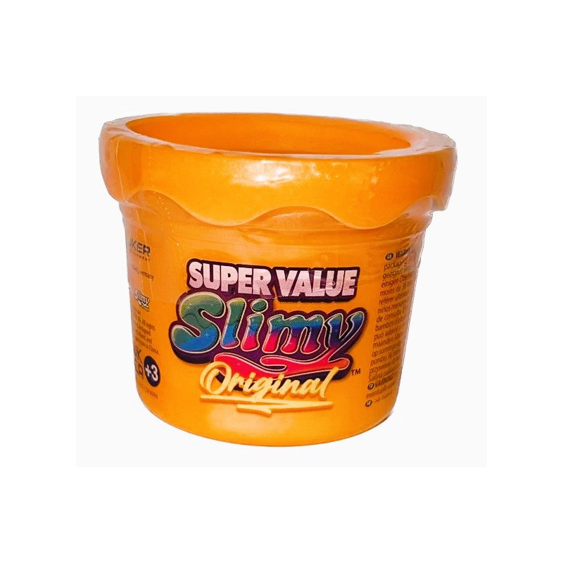 Slimy Color - 1 pot de 56gr Original orange | Activités manuelles