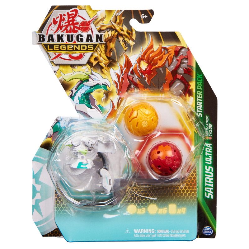 Bakugan : STARTER PACK SAISON 5 – Sairus Ultra – Jeu de Duel