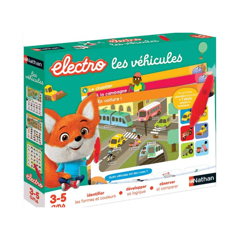 ELECTRO VÉHICULES - Jeu Éducatif pour Enfants