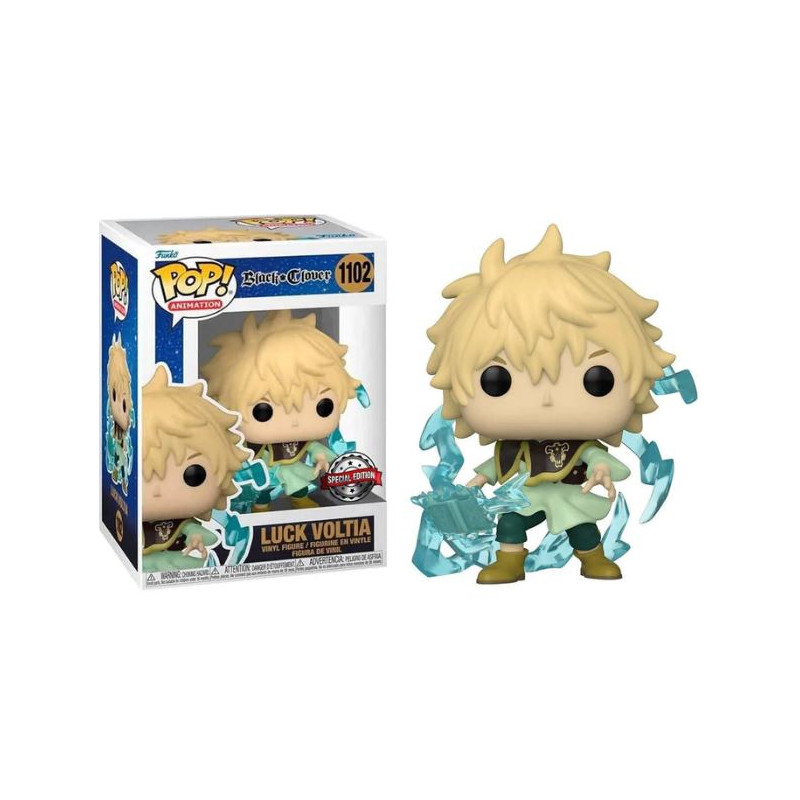 Figurine Funko Pop! Animation: Black Clover – Luck Voltia w/Chase
