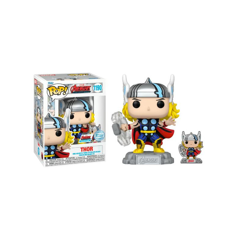 Figurine Pop! Marvel: A60 – Comic Thor w/ Pin’s | Funko