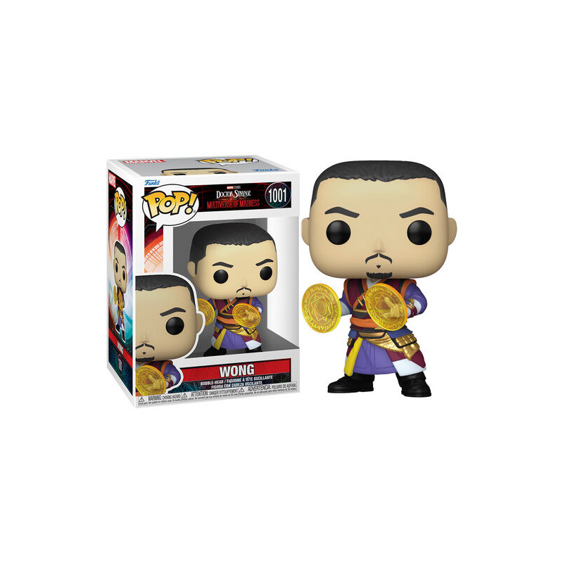 Pop! Marvel: Doctor Strange in MOM- Wong – Figurine Funko