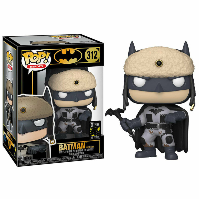 Pop! Heroes: Batman 80th – Red Son Batman – Figurine Funko
