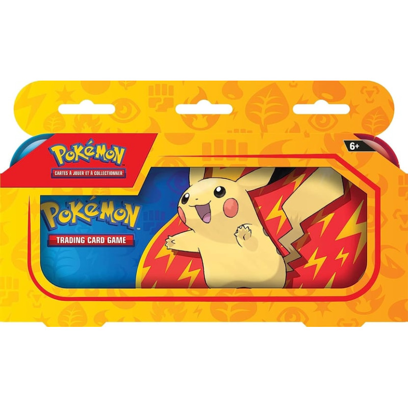 POKÉMON : BTS 2 BOOSTERS + PLUMIER PIKACHU – Cartes Pokémon