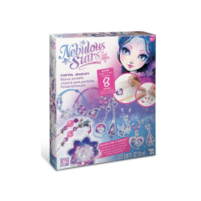 Bijoux portails - Kit créatif en résine scintillante