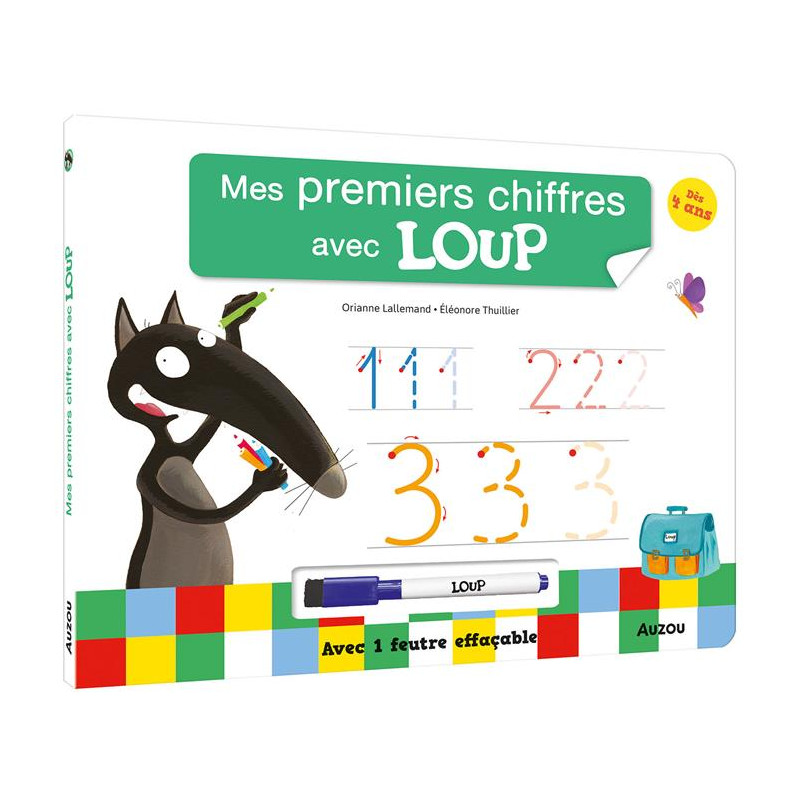 Apprenez les chiffres avec Mon Livre-ardoise : Mes premiers chiffres