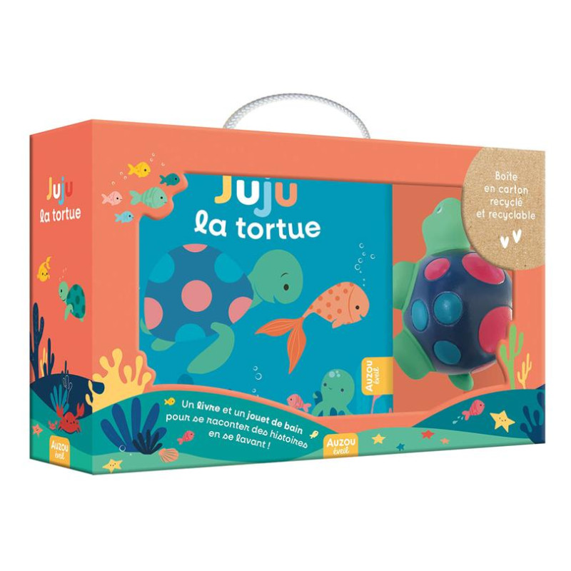 Coffret de Bain - Juju la Tortue | Jeux d'Éveil pour Enfants