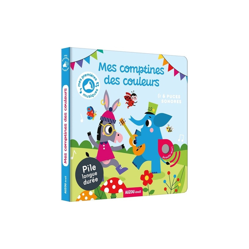 Découvrez MES COMPTINES DES COULEURS (SONORE) - Livre Éducatif
